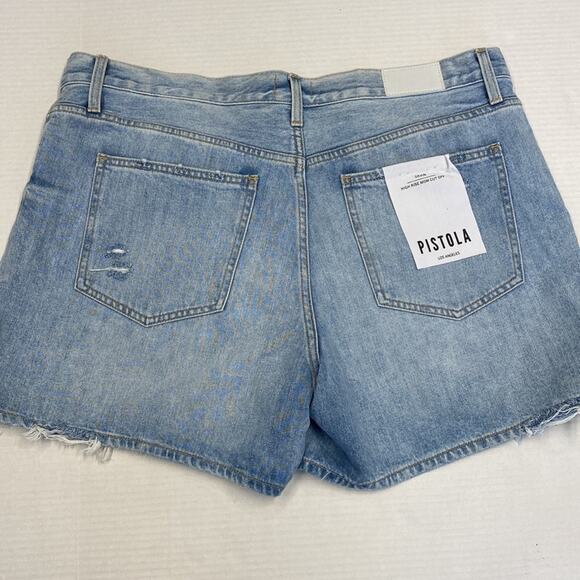 Devin Shorts by Pistola hide rose mom cut off size 33 (b18) - Picture 9 of 10